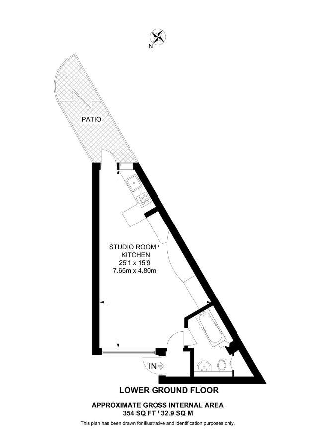 Studio Apartment - Entire Lower Ground Floor - Only 7 Mins Walk Kings Cross St Pancras Station London Kültér fotó